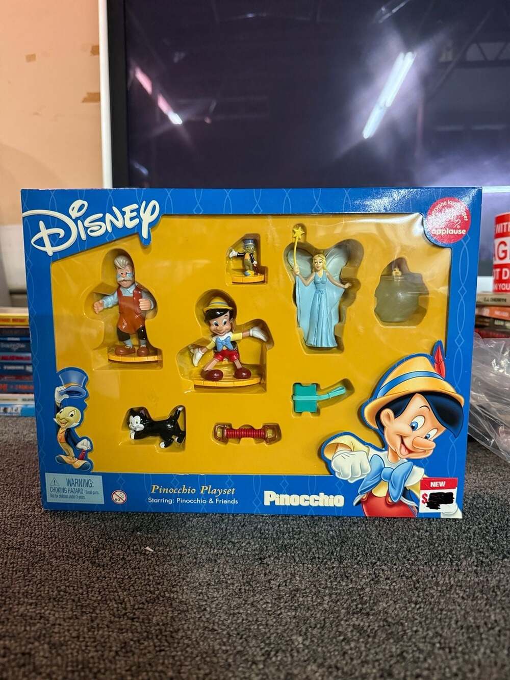 Disney Pinocchio Playset Starring Pinocchio & Friends Applause Figure Toy Set